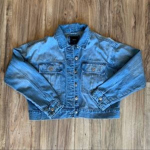 CROPPED DENIM JACKET